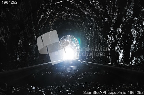 Image of tunnel end light