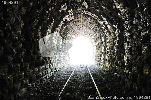 Image of tunnel end light