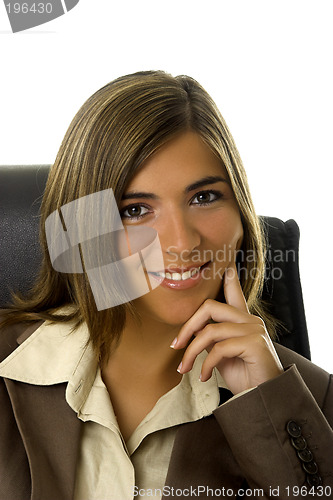 Image of Beautiful business woman