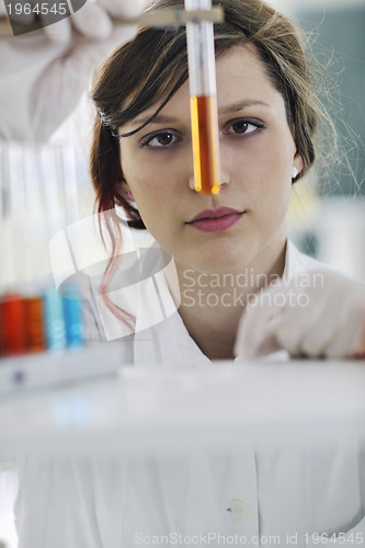 Image of young woman in lab