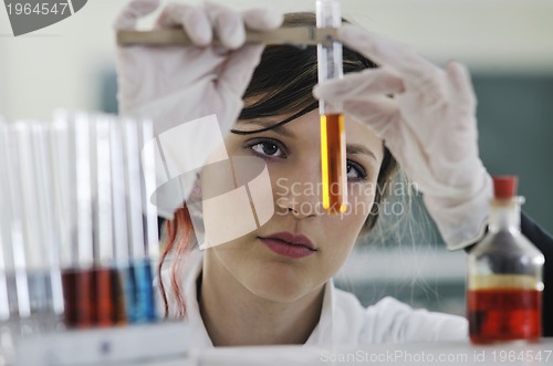 Image of young woman in lab