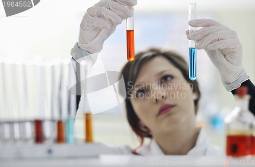 Image of young woman in lab