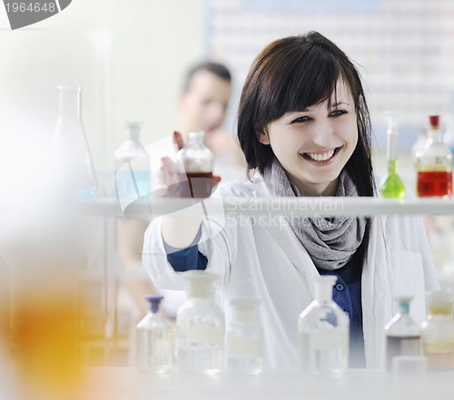 Image of young woman in lab