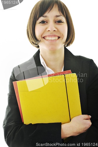 Image of one business woman 