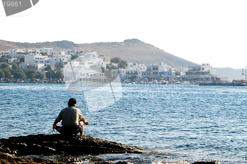 Image of man fishing
