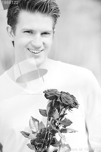 Image of casual young man portrait