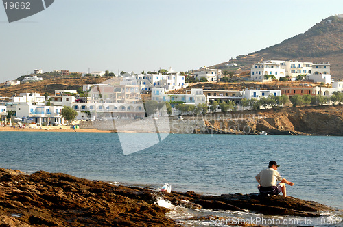 Image of man fishing