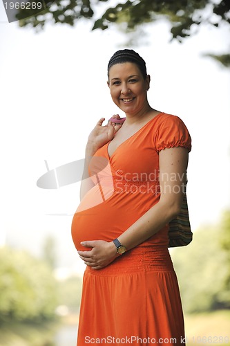 Image of happy pregnancy