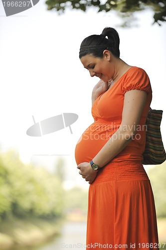 Image of happy pregnancy