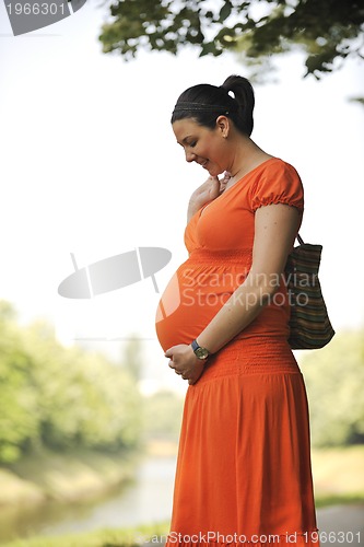 Image of happy pregnancy