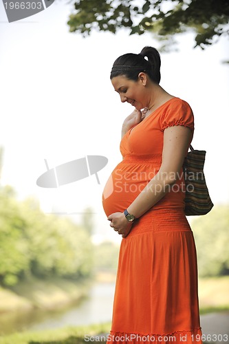 Image of happy pregnancy