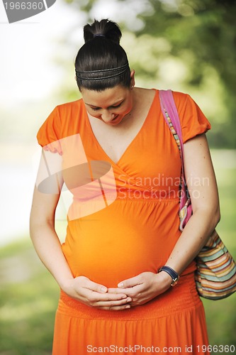 Image of happy pregnancy