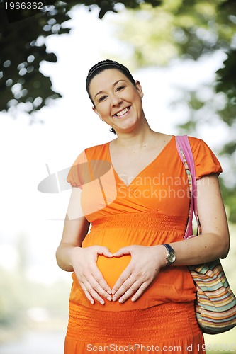 Image of happy pregnancy