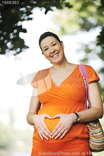 Image of happy pregnancy