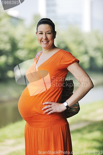 Image of happy pregnancy