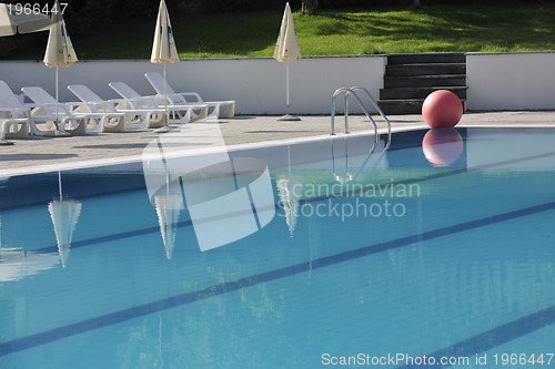 Image of hotel outdoor swimming pool