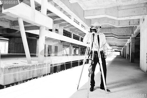 Image of architect on construction site