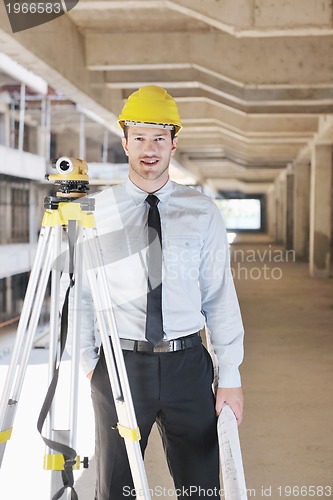 Image of architect on construction site