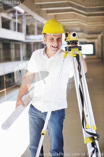 Image of architect on construction site