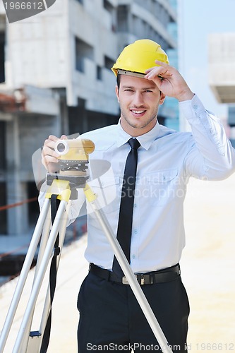 Image of architect on construction site