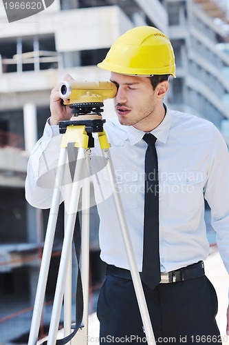 Image of architect on construction site