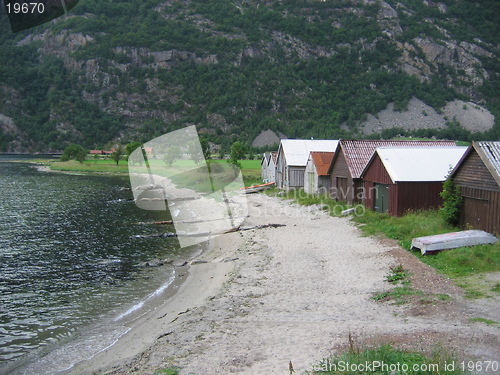Image of some boat houses