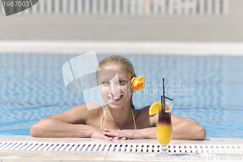 Image of young couple relax at wellness and spa treatment