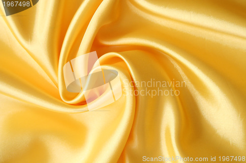 Image of Smooth elegant golden silk can use as background 