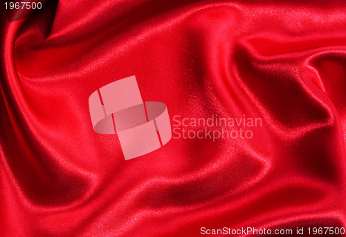 Image of Smooth elegant red silk 