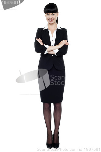 Image of Charming business executive in formal attire