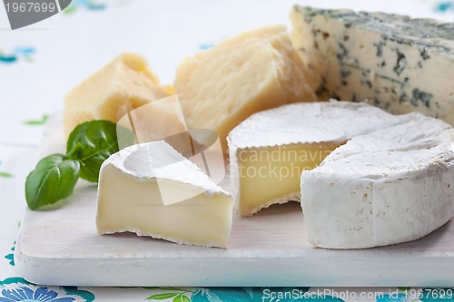 Image of Various types of cheese