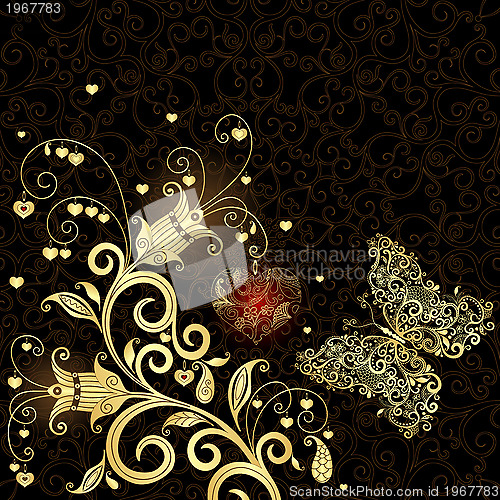 Image of Vintage valentine frame