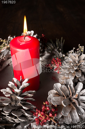 Image of Christmas candle