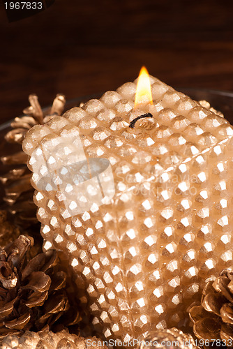 Image of Elegant Christmas candle