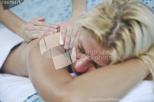 Image of woman back massage