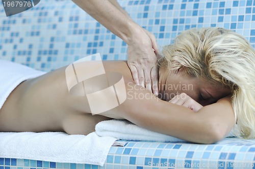 Image of woman back massage