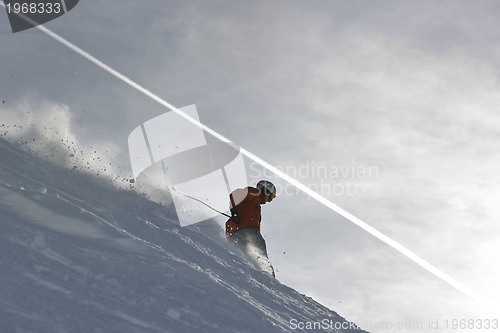 Image of  skiing at winter season