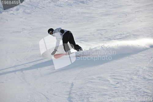 Image of  skiing on on now at winter season