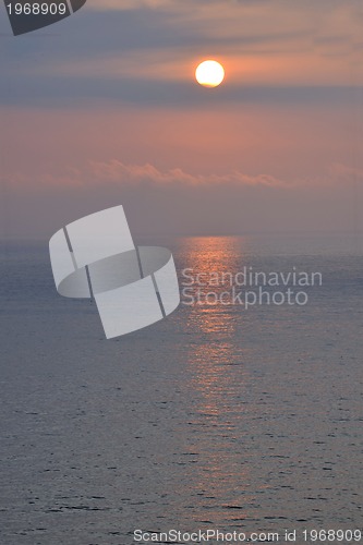 Image of beach sunset