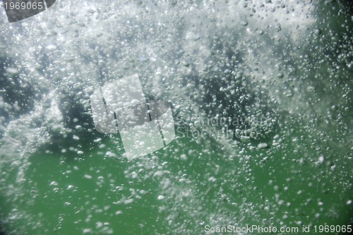 Image of water bubbles background