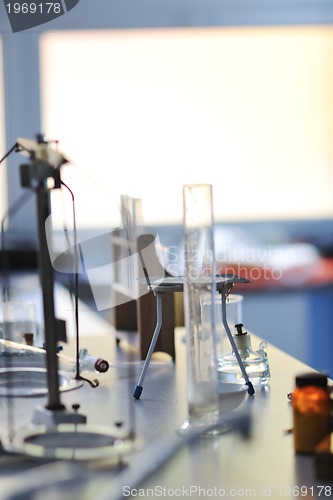 Image of school science and chemistry lab