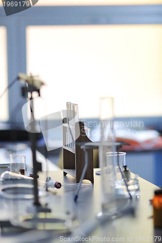 Image of school science and chemistry lab