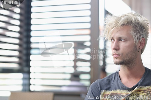 Image of Portrait of an handsome man