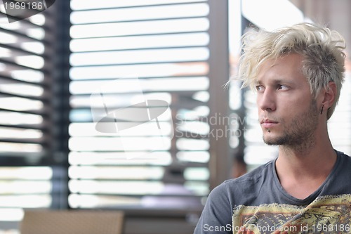 Image of Portrait of an handsome man