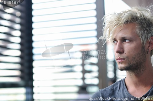 Image of Portrait of an handsome man