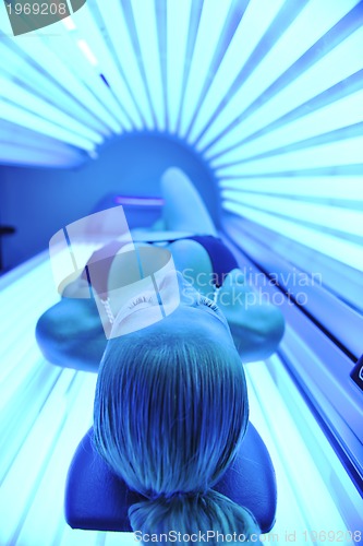 Image of solarium treatment