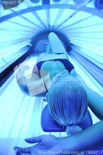 Image of solarium treatment