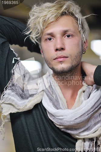 Image of Portrait of an handsome man