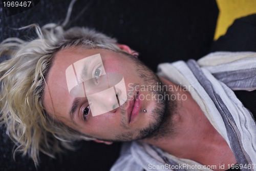 Image of Portrait of an handsome man