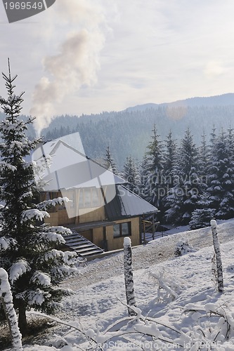 Image of winter house